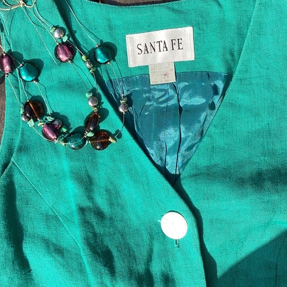 👗Willi Smith Vintage Linen DRESS 👗  Nordstroms VNPLC SZ 8 Embroidered - Picture 9 of 16